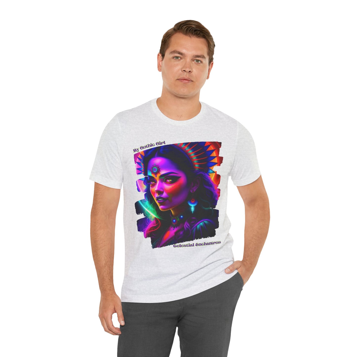 Celestial Enchantress Poetic Goth Graphic Tee – My Gothic Girl
