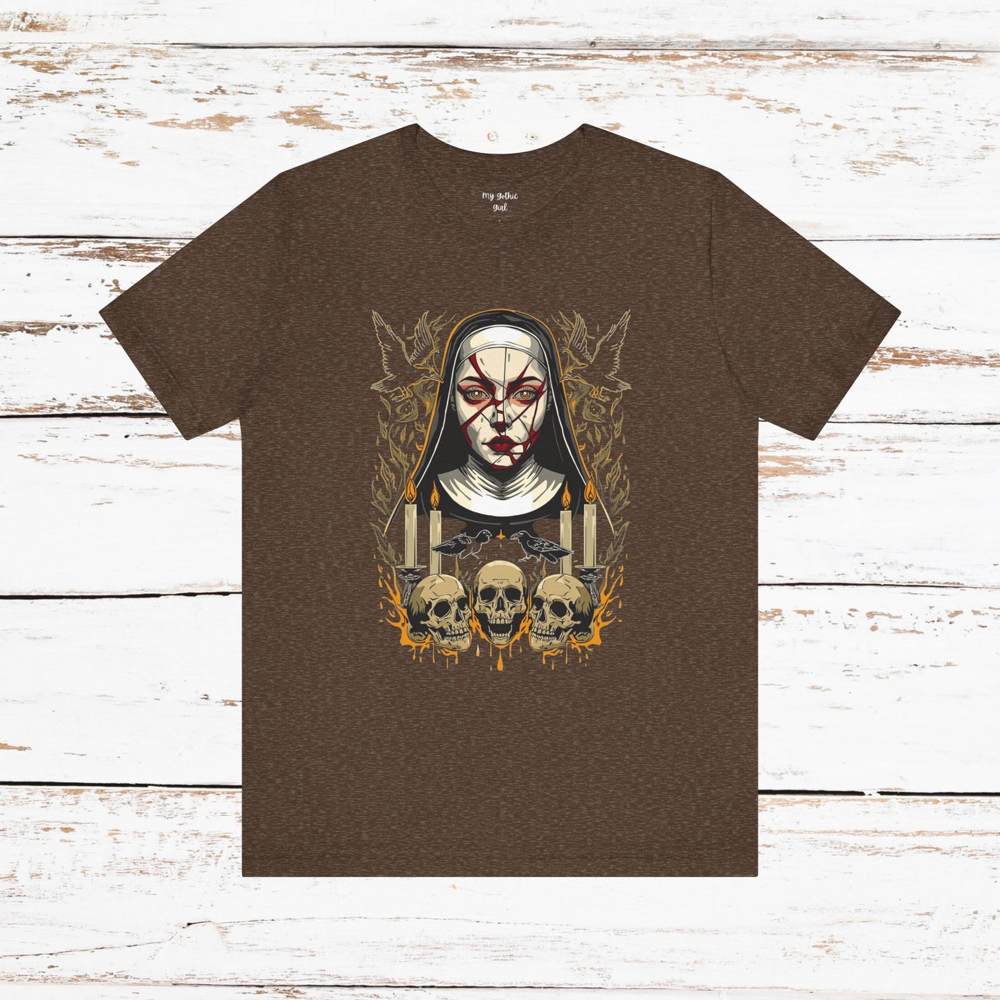 Nocturne Nun Gothic Pop Art T-Shirt