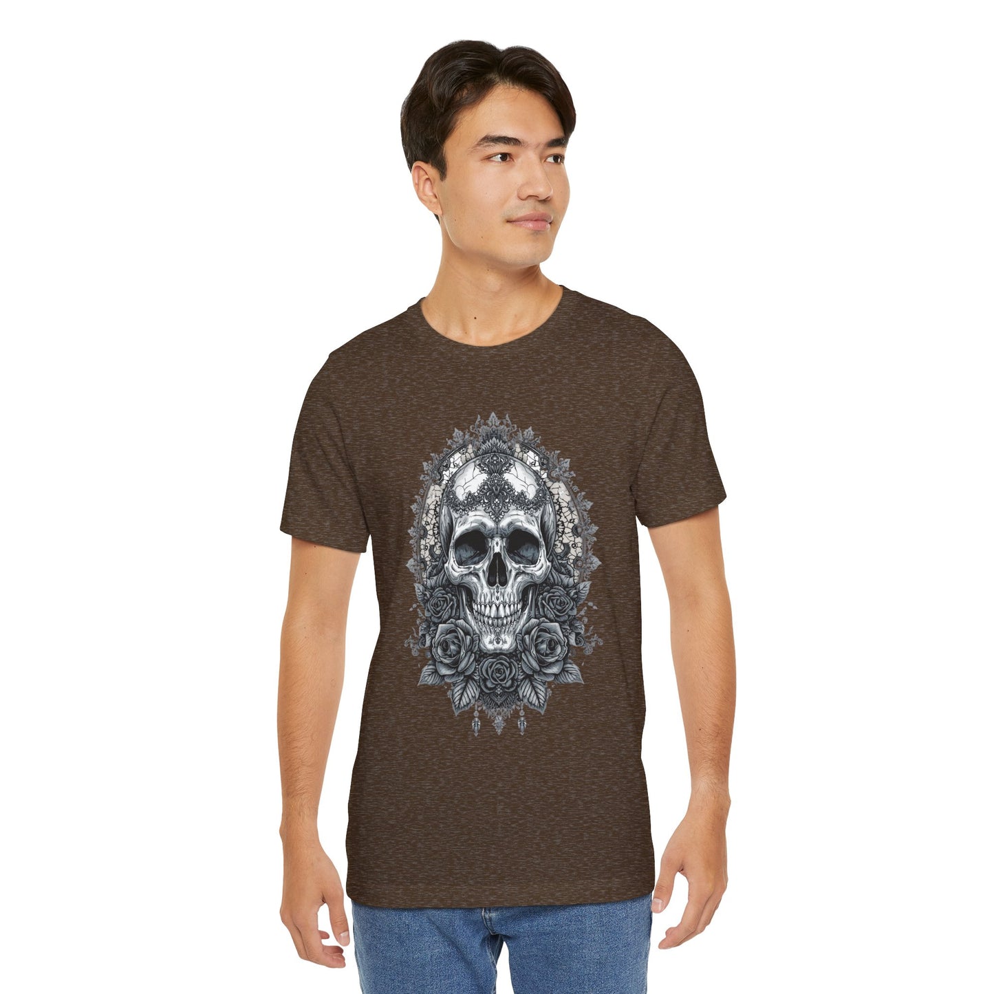 Gothic Skull Elegance T-Shirt