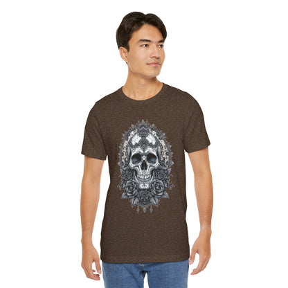 Gothic Skull Elegance T-Shirt