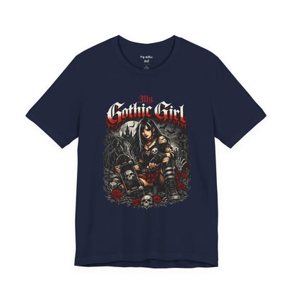My Gothic Girl - Skater Girl Short Sleeve T Shirt