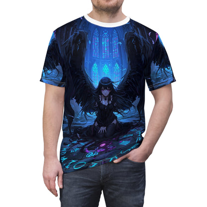 Fallen Angel in Ruins Gothic Tee