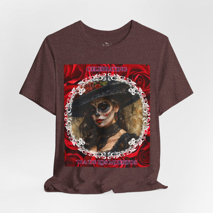 My Gothic Girl Dia De Los Muertos Graphic Tee – Gothic Streetwear, Whimsy Goth, Dark Poetry Alt Fashion