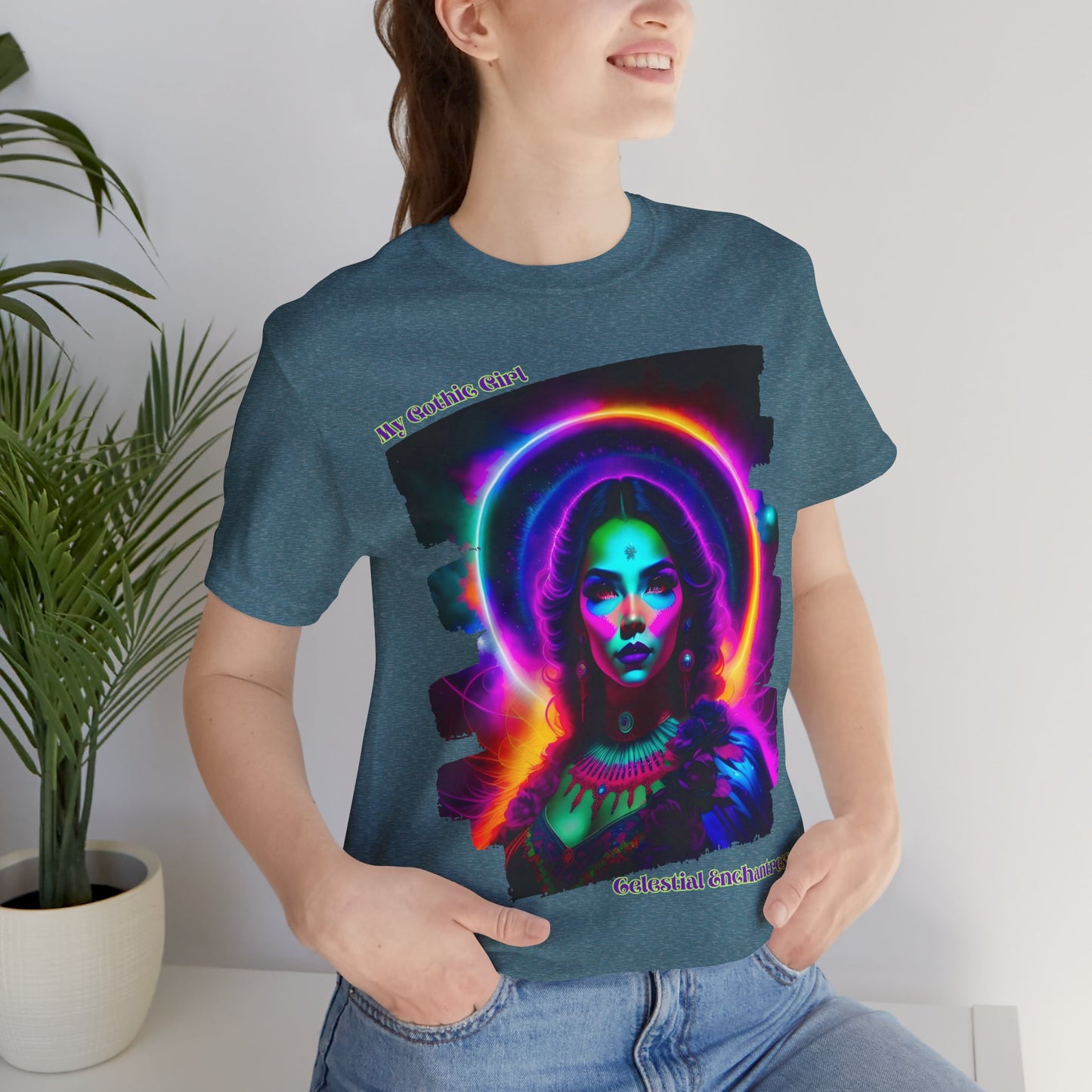 Celestial Enchantress Poetic Goth Graphic Tee – My Gothic Girl
