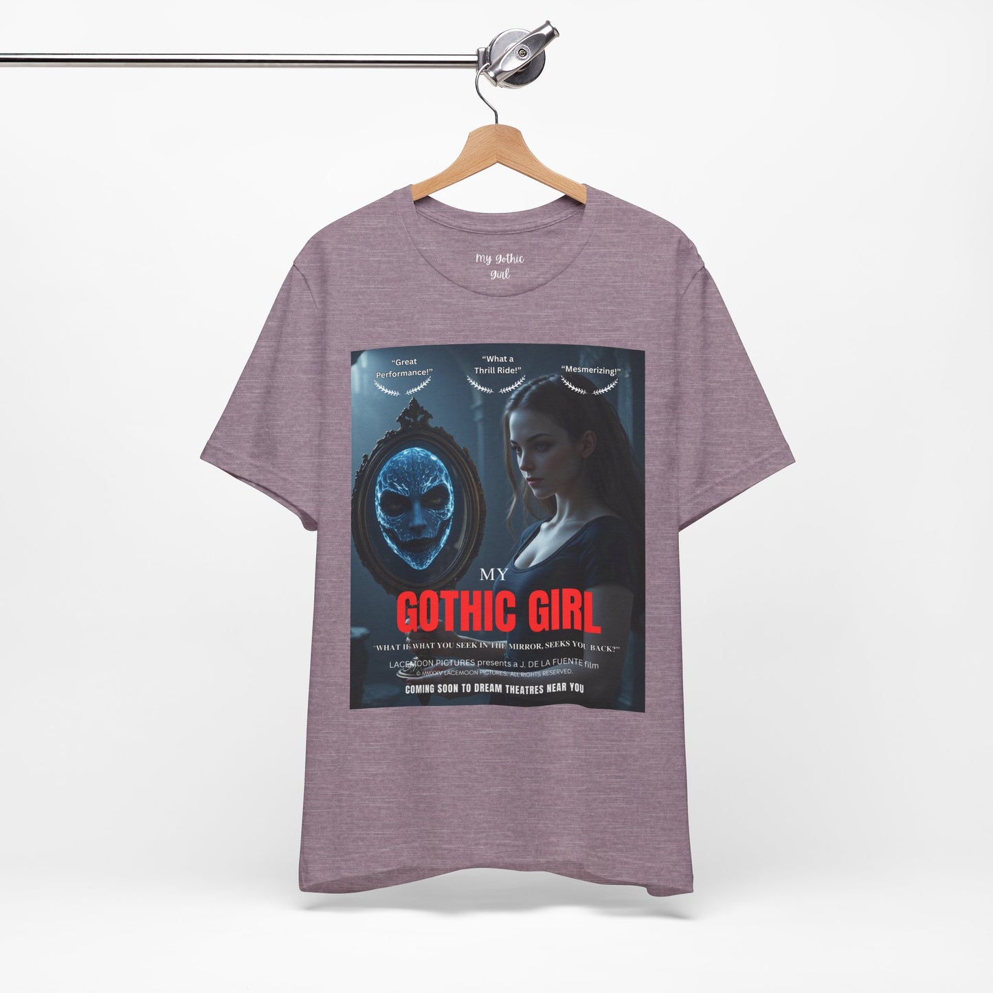 My Gothic Girl "Movie Poster" Graphic Tee – Gothic Streetwear, Whimsy Goth, Dark Poetry Alt Fashion