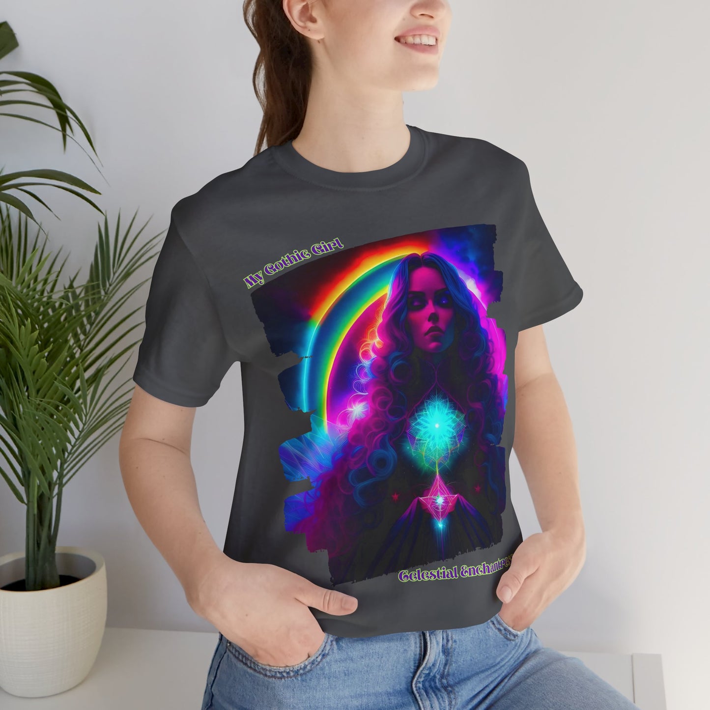 Celestial Enchantress Poetic Goth Graphic Tee – My Gothic Girl