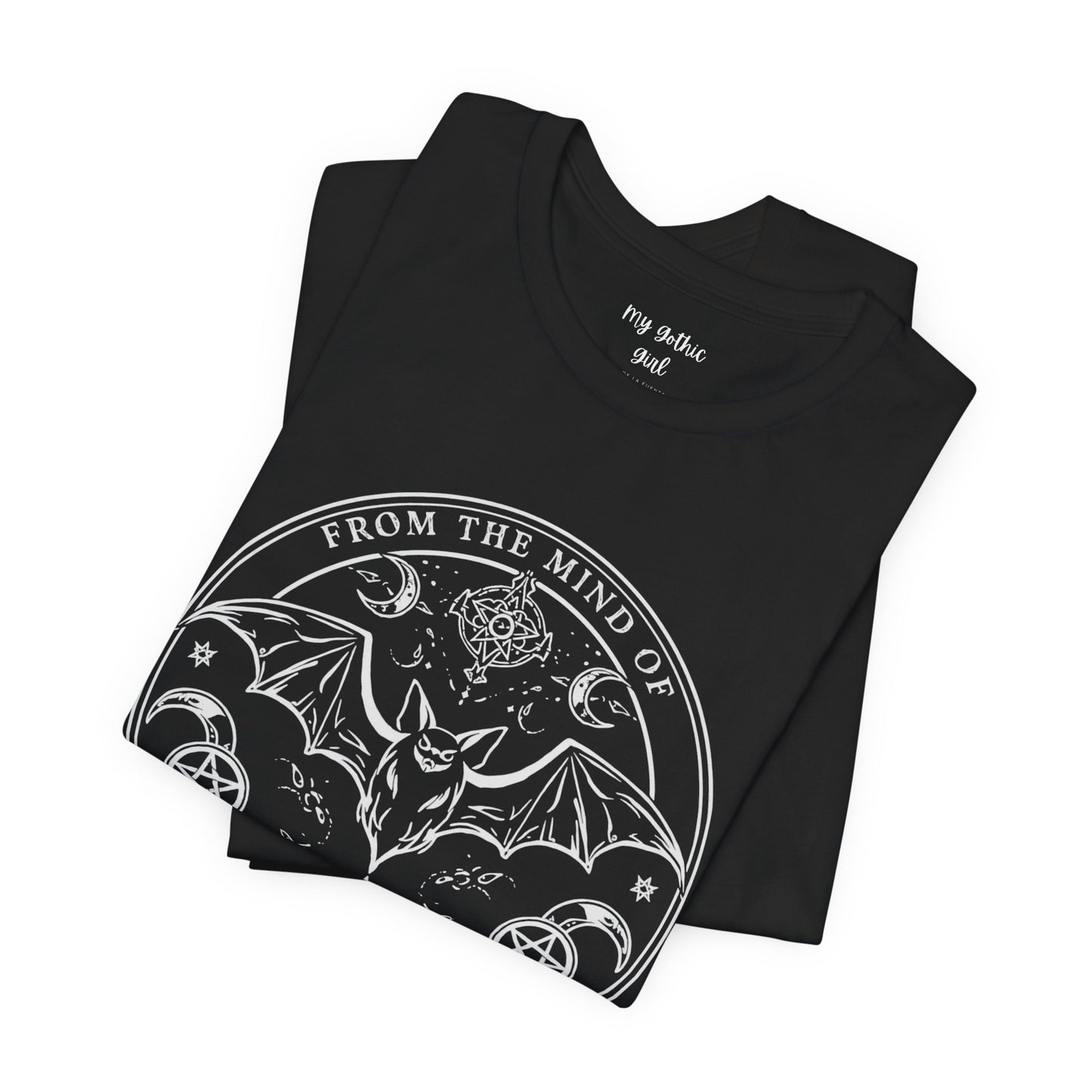 "From The Mind Of Bram Stoker" Gothic Literary Horror T-Shirt