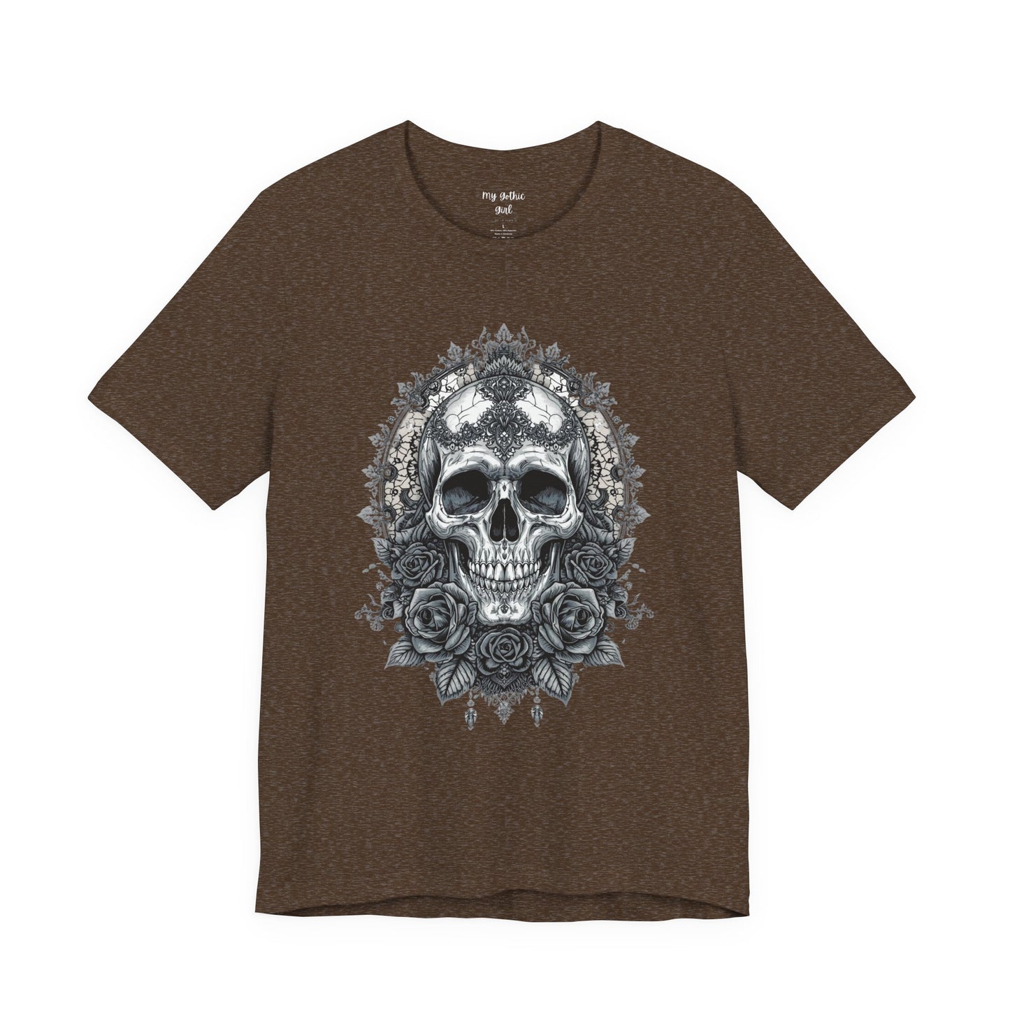 Gothic Skull Elegance T-Shirt