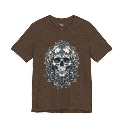 Gothic Skull Elegance T-Shirt