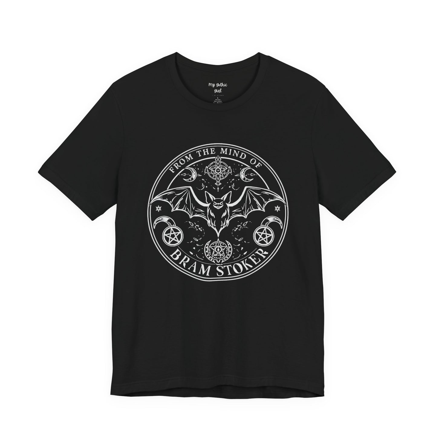 "From The Mind Of Bram Stoker" Gothic Literary Horror T-Shirt