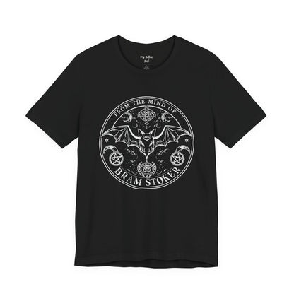 "From The Mind Of Bram Stoker" Gothic Literary Horror T-Shirt