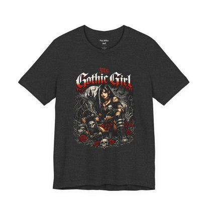 My Gothic Girl - Skater Girl Short Sleeve T Shirt