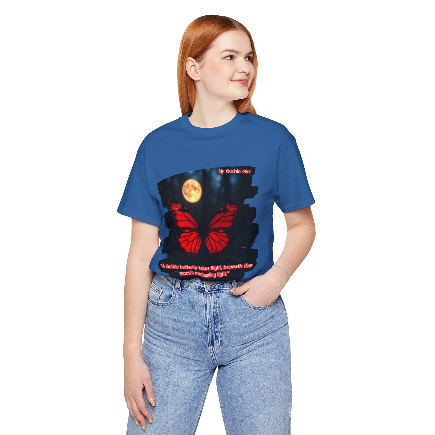 My Gothic Girl Graphic Tee – Whimsy Goth Streetwear, Dark Poetry Fashion, Alt Aesthetic Apparel