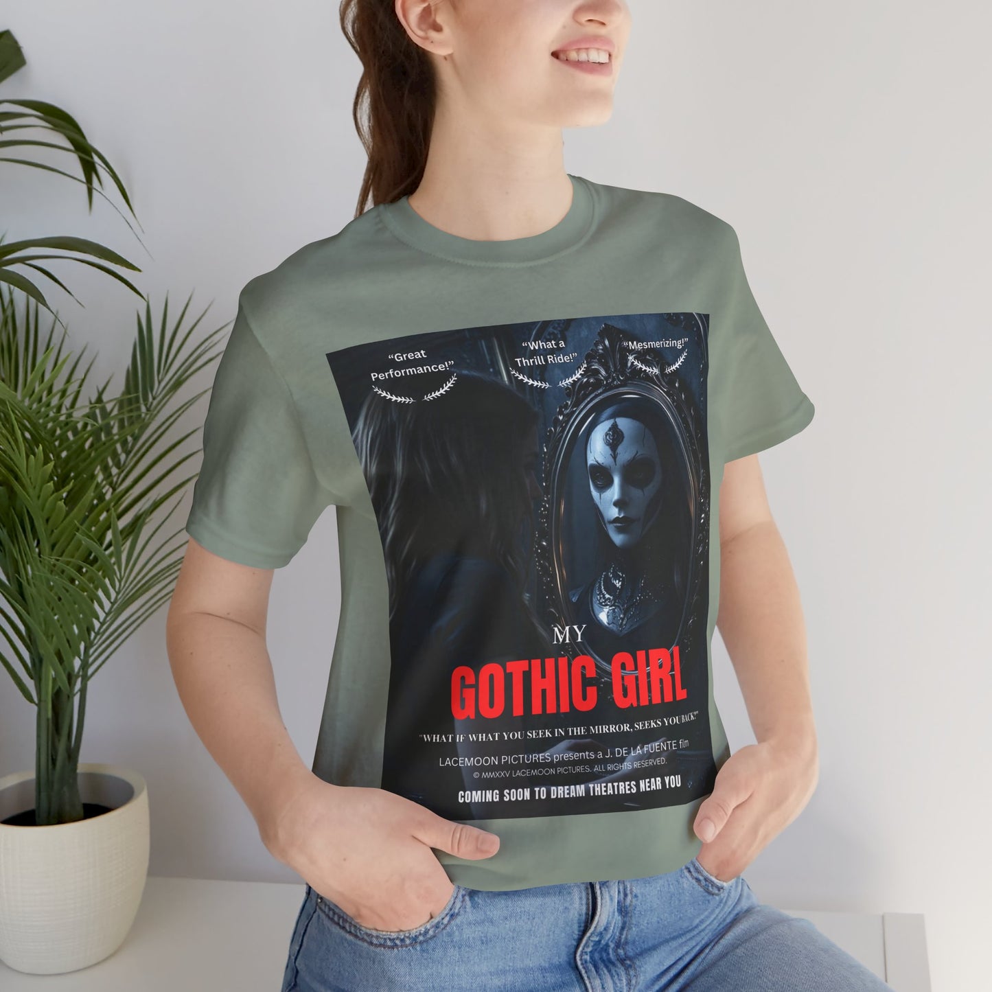 My Gothic Girl Graphic Tee – Whimsy Goth Streetwear, Dark Poetry Fashion, Alt Aesthetic Apparel