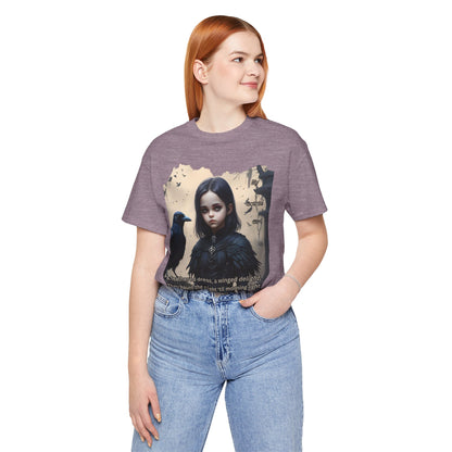 My Gothic Girl T-Shirt "Black Raven"  Whimsy Goth, Goth Fashion, Poetic Gothic Street Wear