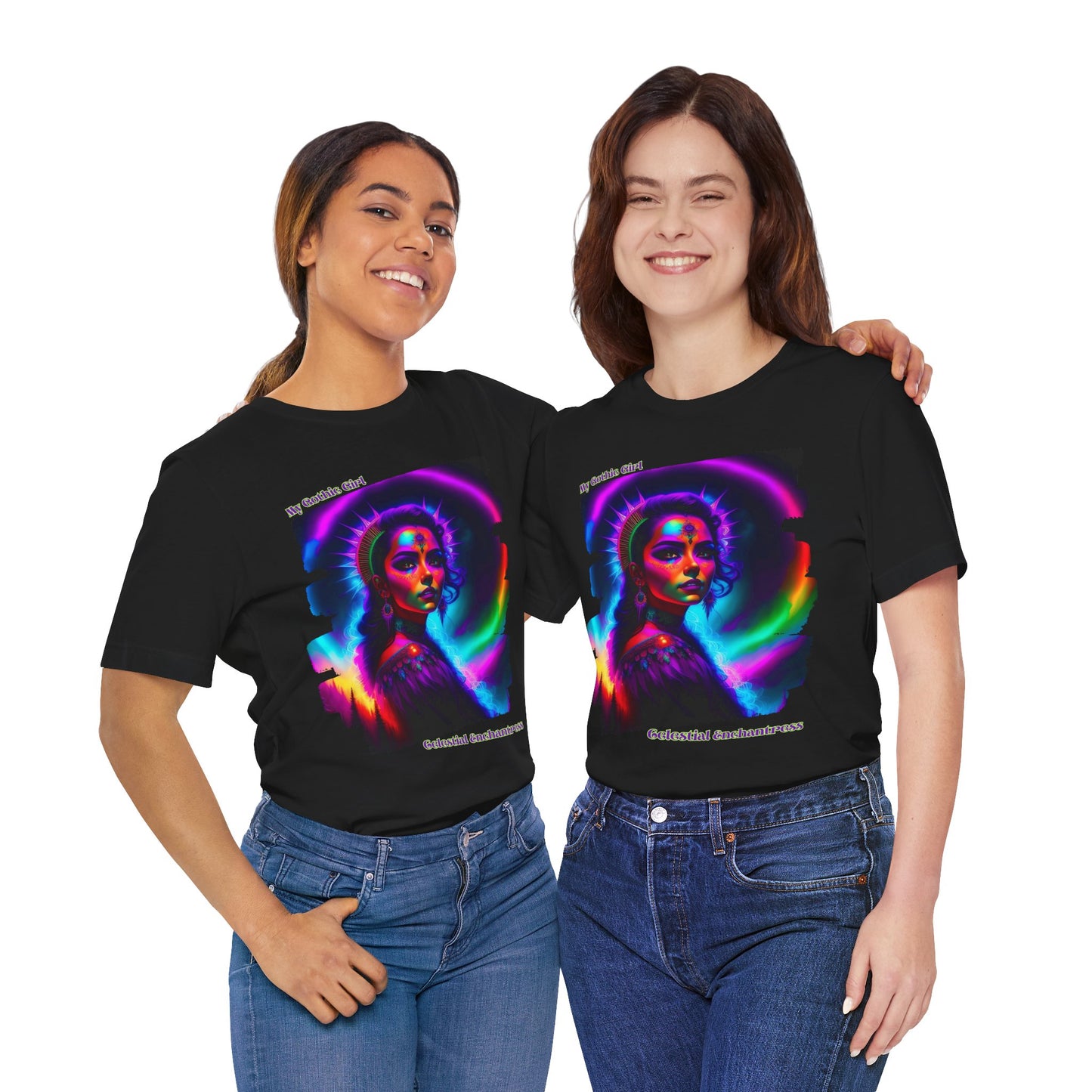 Celestial Enchantress Poetic Goth Graphic Tee – My Gothic Girl