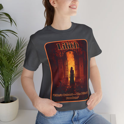 “Lilith  —  Eden’s Outcast, The Price of Freedom.” Graphic T-Shirt – Alt Aesthetic Poetic Goth Street-wear