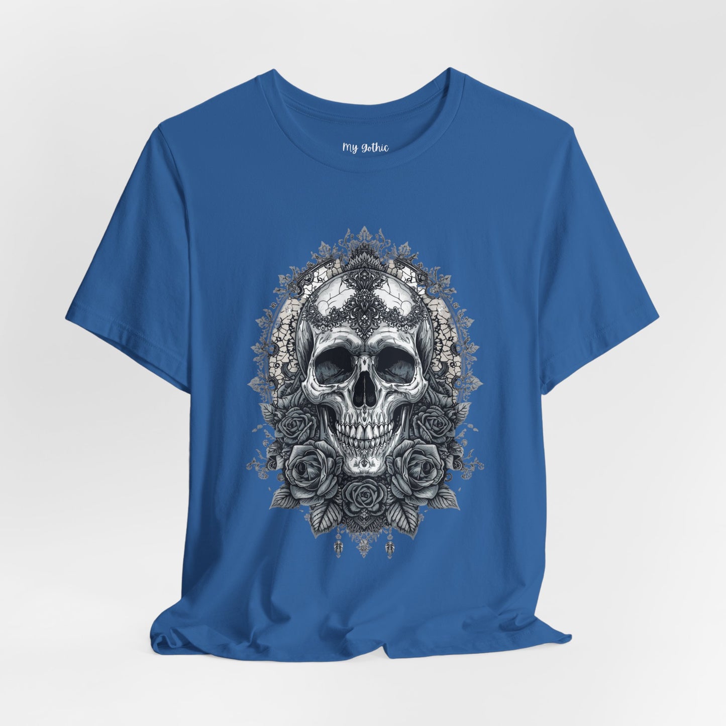 Gothic Skull Elegance T-Shirt