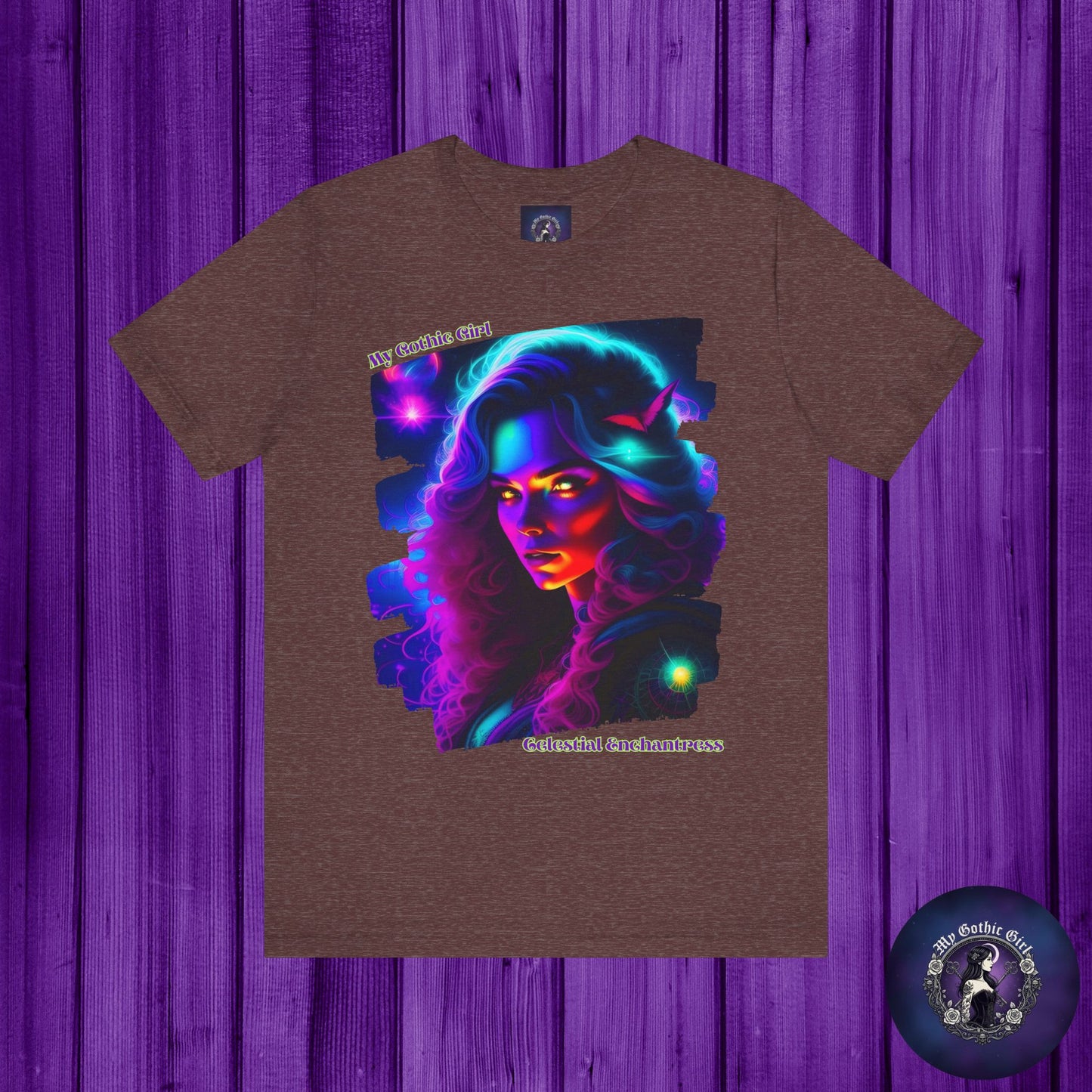 Celestial Enchantress Poetic Goth Graphic Tee – My Gothic Girl