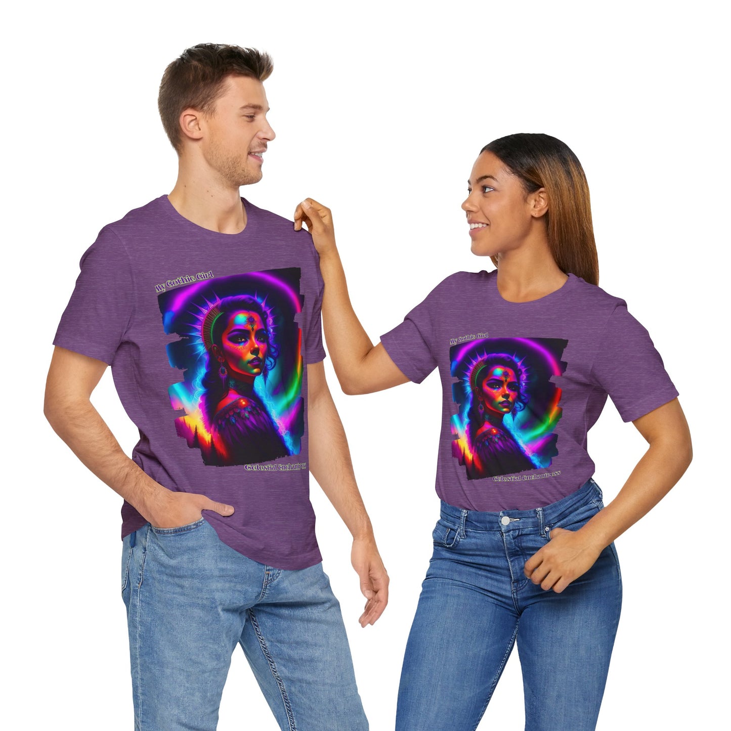 Celestial Enchantress Poetic Goth Graphic Tee – My Gothic Girl