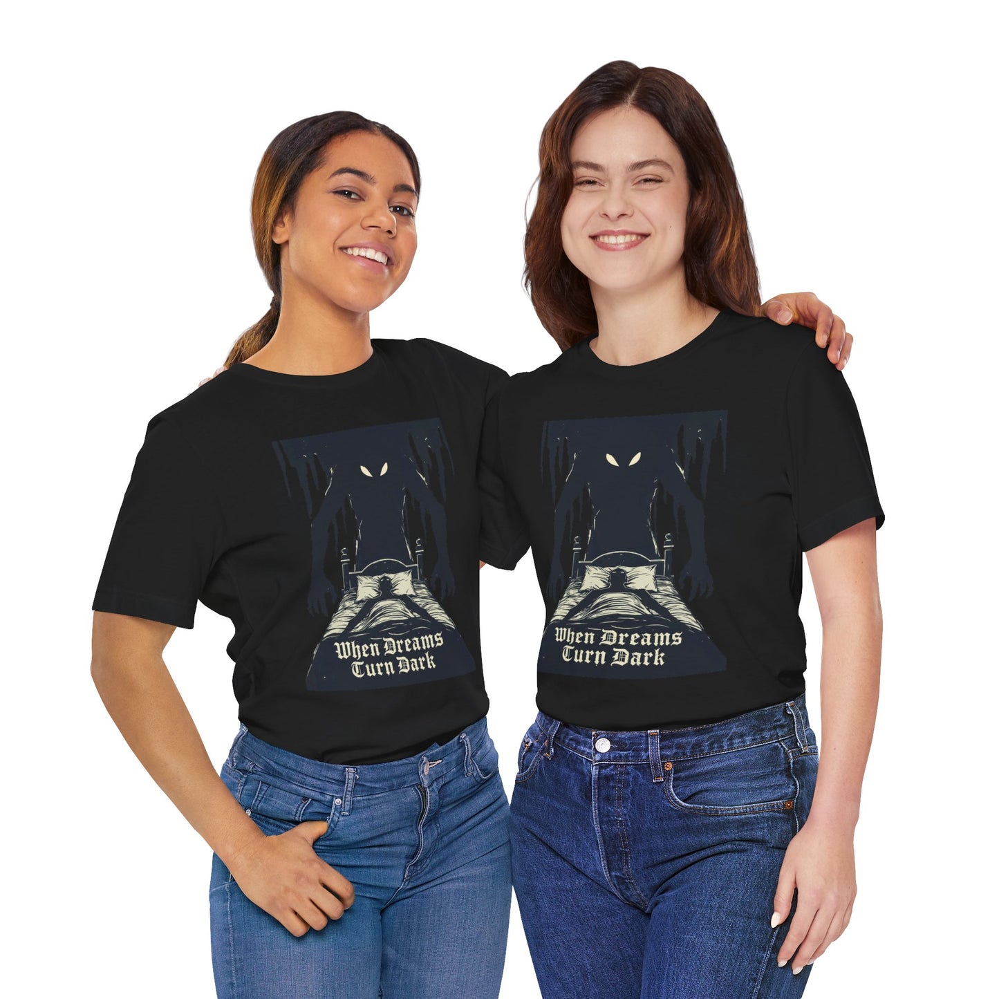 "When Dreams Turn Dark" Gothic Art Bad Dreams T Shirt