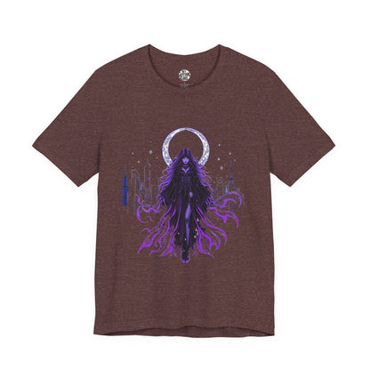 “Celestial Enchantress”  Gothic Graphic T-Shirt – Alt Aesthetic Poetic Goth Street-wear