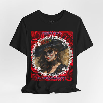 My Gothic Girl Dia De Los Muertos Graphic Tee – Gothic Streetwear, Whimsy Goth, Dark Poetry Alt Fashion