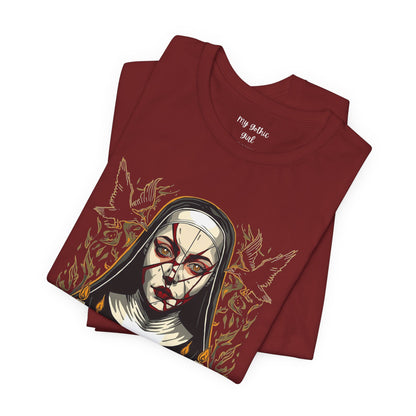 Nocturne Nun Gothic Pop Art T-Shirt
