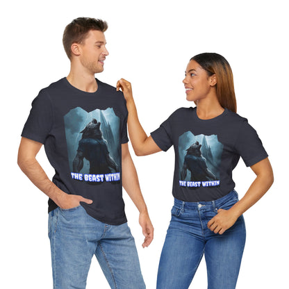 My Gothic Girl "The Beast Within" Graphic T-Shirt Unisex Gothic Dark Fashion Casual Wear