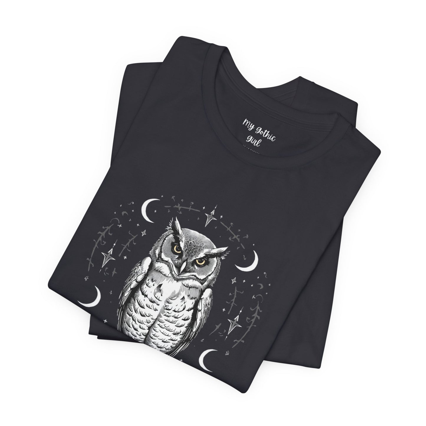 Gothic Watcher Owl - Graphic Tee