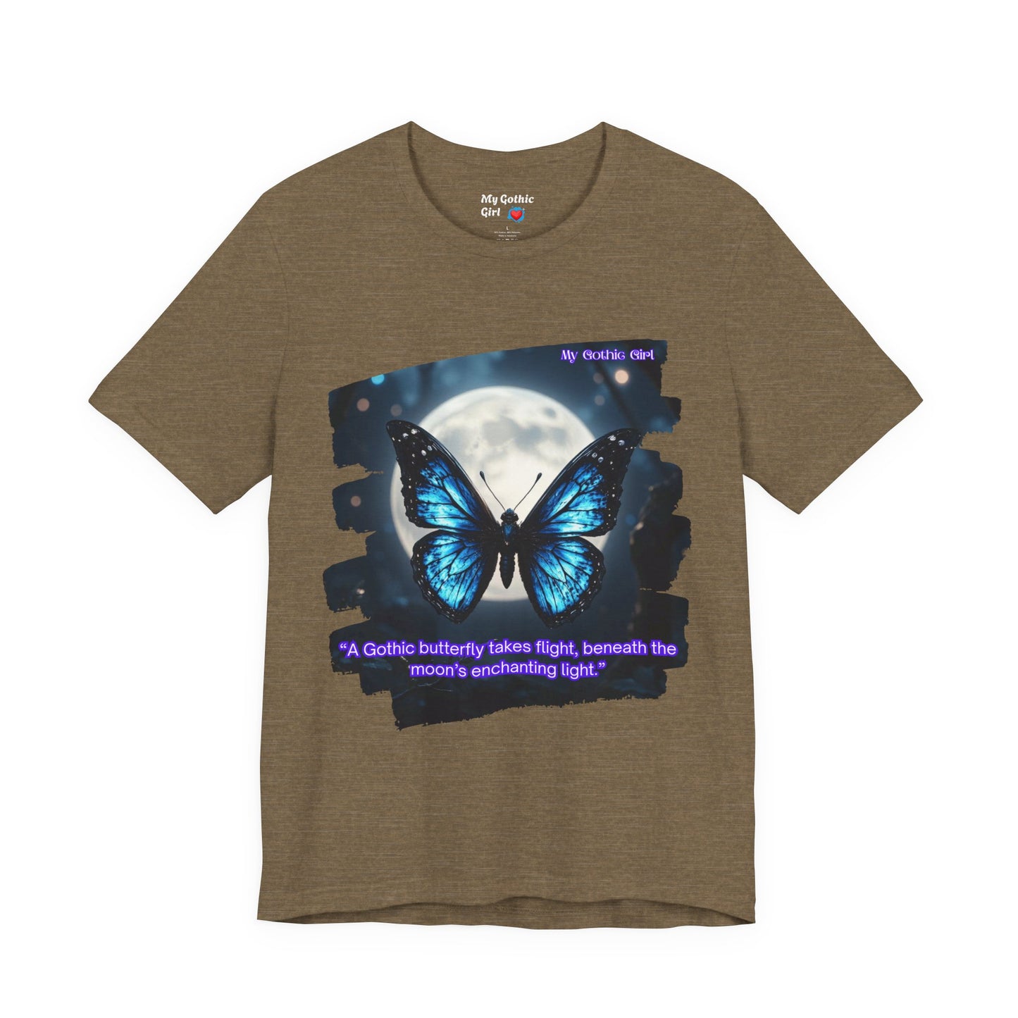 My Gothic Girl Graphic Tee – Whimsy Goth Streetwear, Dark Poetry Fashion, Alt Aesthetic Apparel
