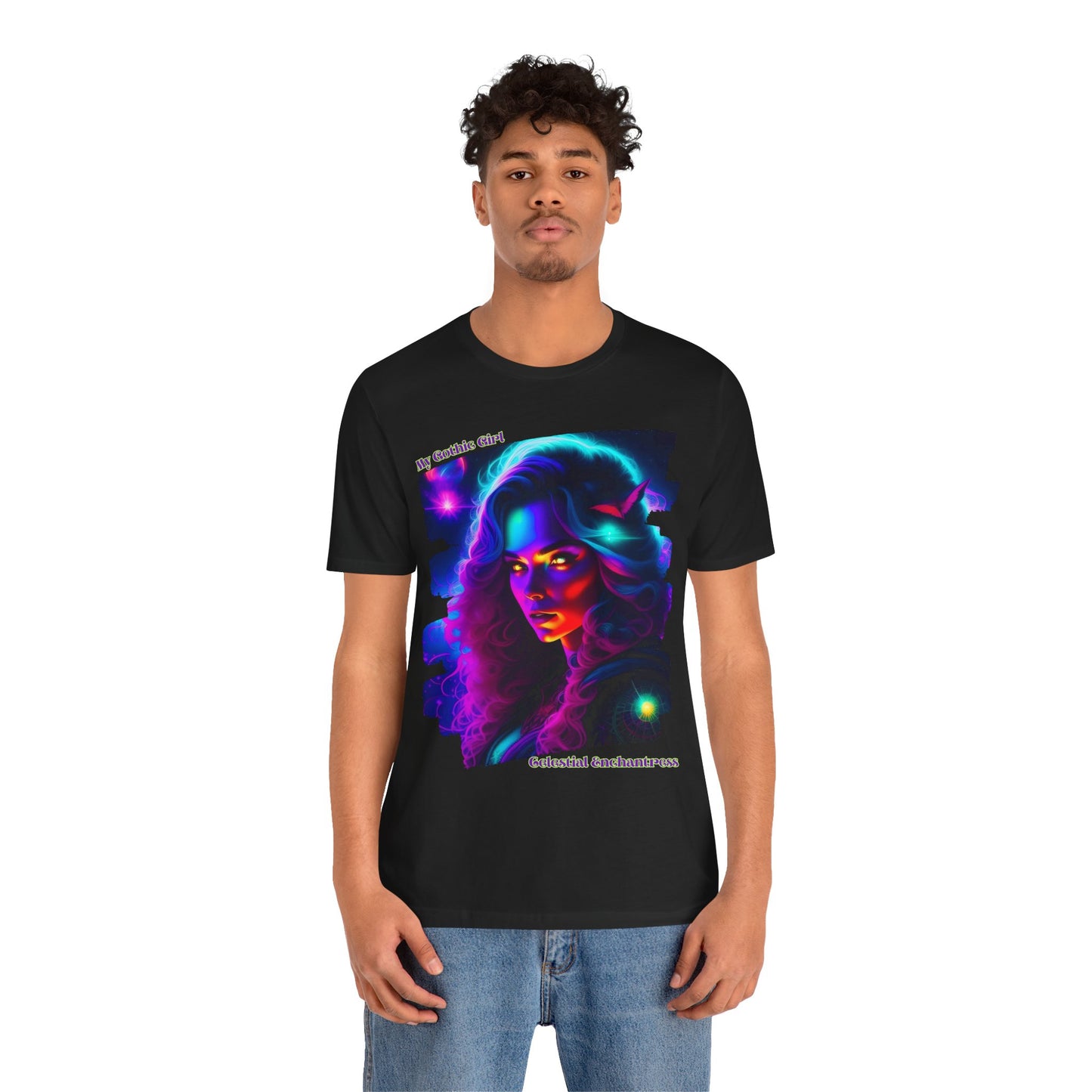 Celestial Enchantress Poetic Goth Graphic Tee – My Gothic Girl