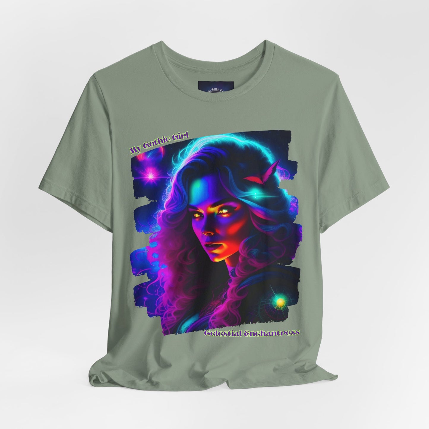 Celestial Enchantress Poetic Goth Graphic Tee – My Gothic Girl
