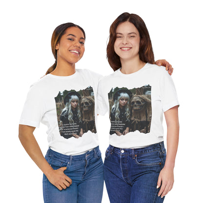 My Gothic Girl T-Shirt "Scarecrow Friend" – Whimsy Goth Streetwear, Dark Poetry Fashion, Alt Aesthetic Apparel