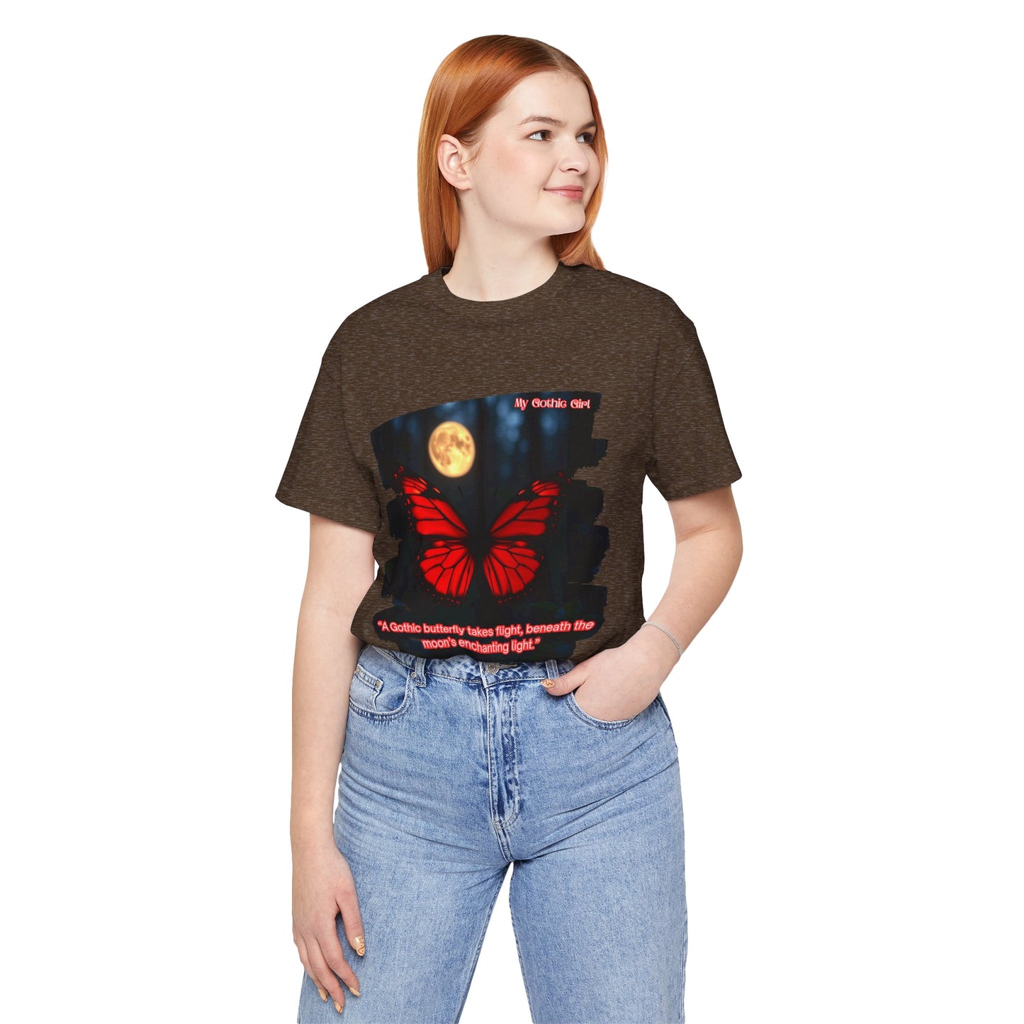 My Gothic Girl Graphic Tee – Whimsy Goth Streetwear, Dark Poetry Fashion, Alt Aesthetic Apparel
