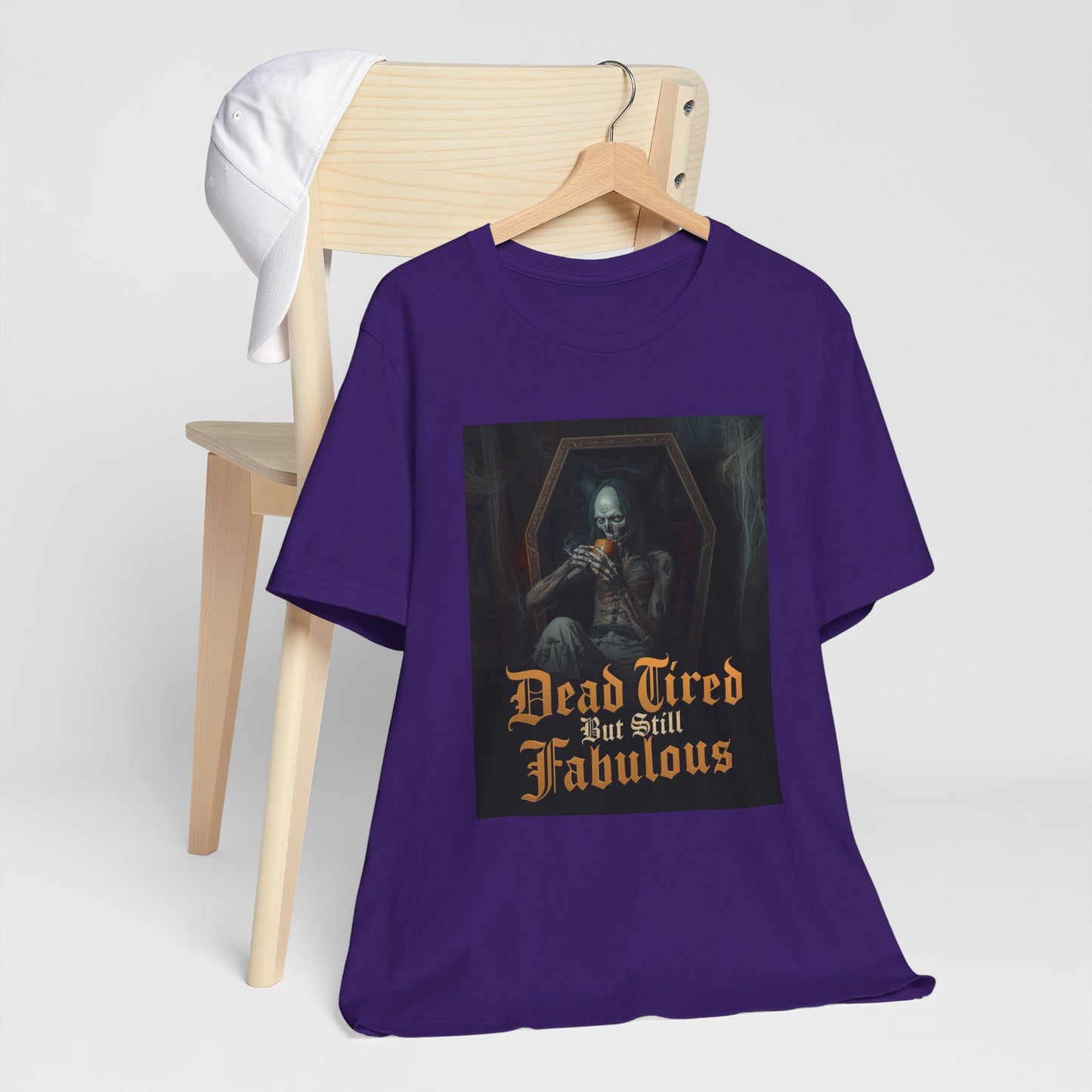 My Gothic Girl "Dead Tired But Still Fabulous" Graphic T-Shirt Unisex Gothic Dark Fashion Casual Wear