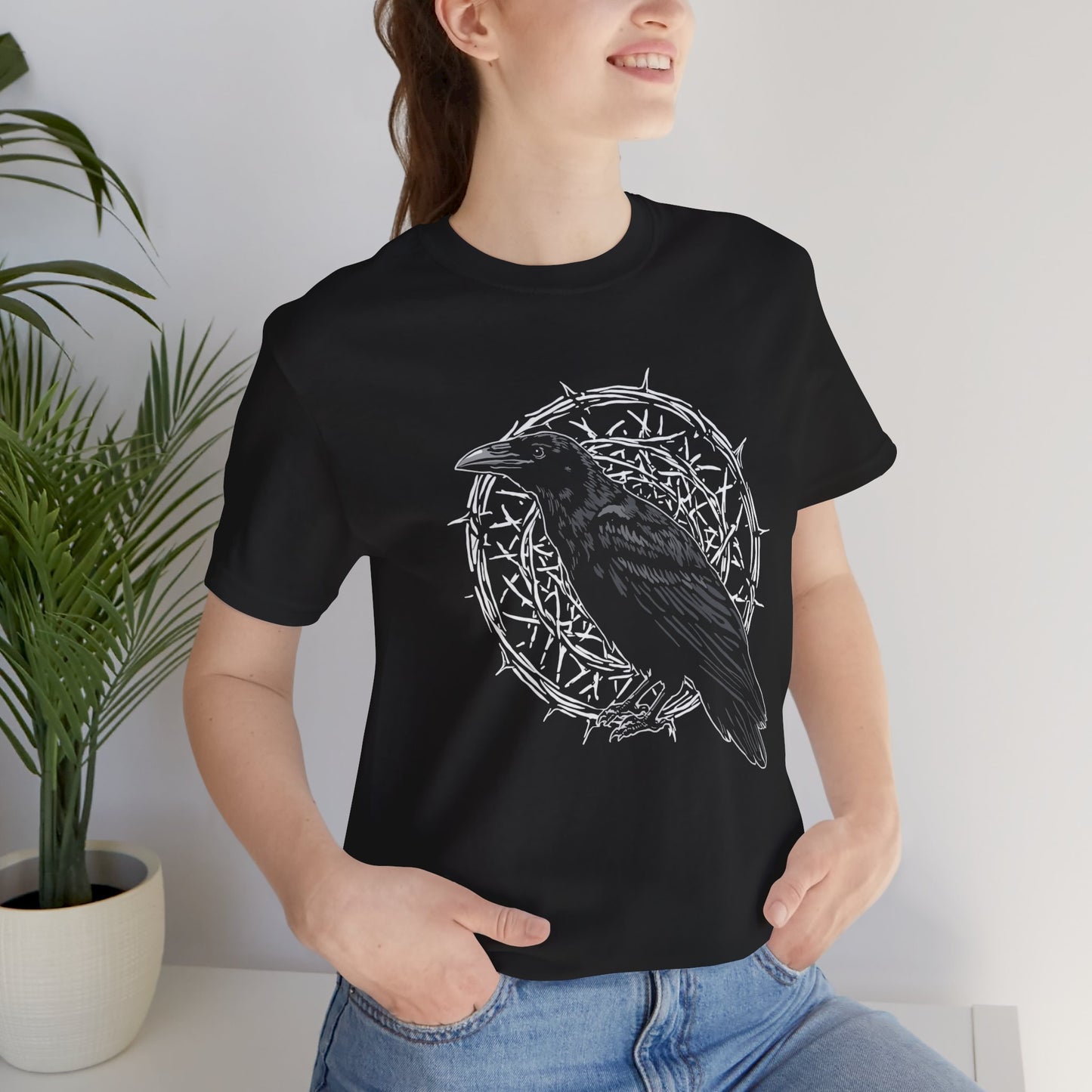 Thorn & Raven Gothic Graphic T-Shirt – Alt Aesthetic Poetic Goth Streetwear