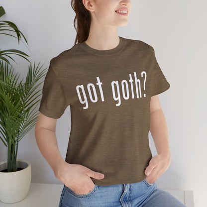 Gothic T-Shirts for Women & Men "got goth?" Dark Aesthetic & Alternative Tees – My Gothic Girl