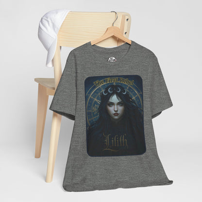 The First Rebel -"Lilith" Graphic T-Shirt – Alt Aesthetic Poetic Goth Street-wear