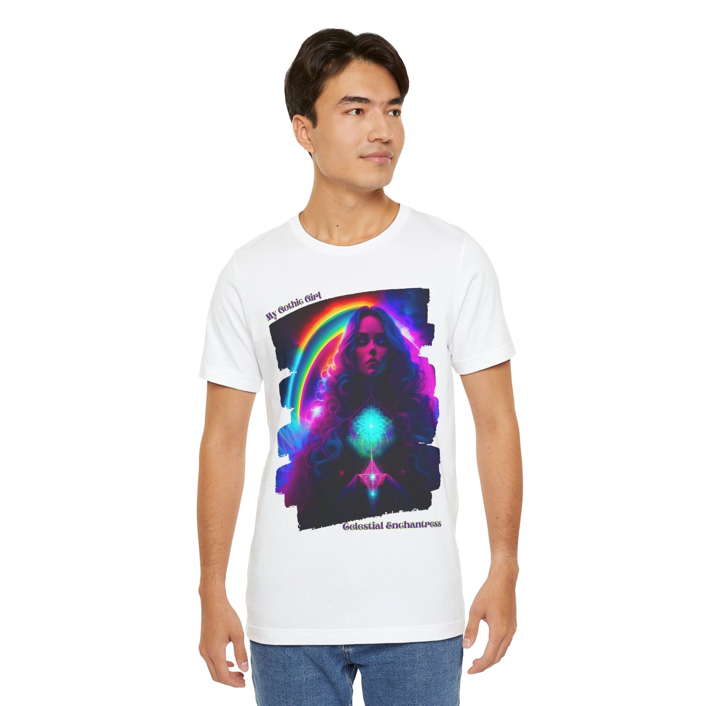 Celestial Enchantress Poetic Goth Graphic Tee – My Gothic Girl