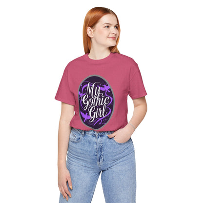 My Gothic Girl Poetic Goth Graphic Tee – Dark Alt Aesthetic Streetwear Fashion
