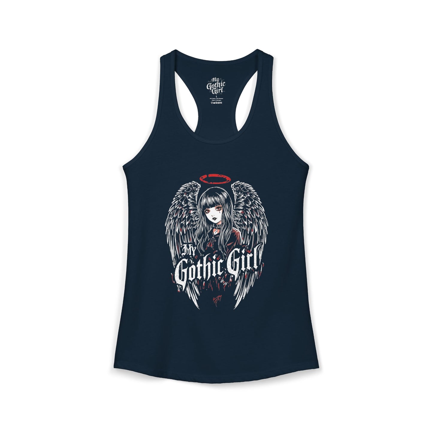 My Gothic Girl Fallen Angel — Women's Racerback Tank Top