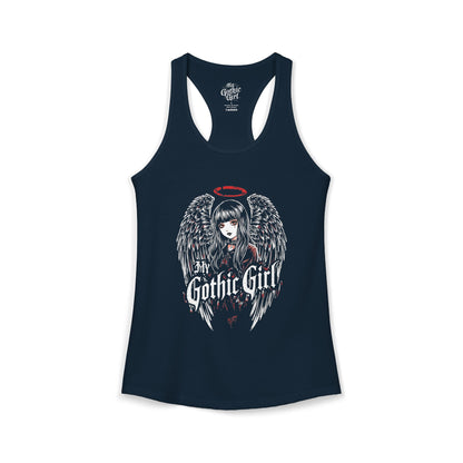 My Gothic Girl Fallen Angel — Women's Racerback Tank Top