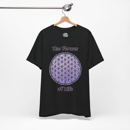 "The Flower of Life"  Gothic Graphic T-Shirt – Alt Aesthetic Poetic Goth Street-wear