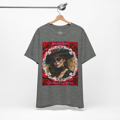 My Gothic Girl Dia De Los Muertos Graphic Tee – Gothic Streetwear, Whimsy Goth, Dark Poetry Alt Fashion