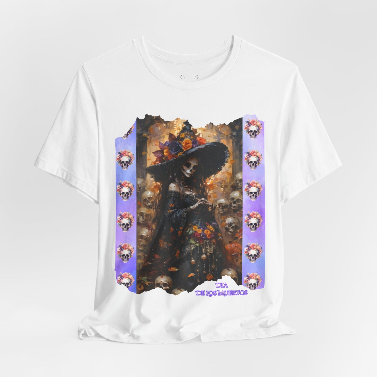 My Gothic Girl Dia De Los Muertos Graphic Tee – Gothic Streetwear, Whimsy Goth, Dark Poetry Alt Fashion