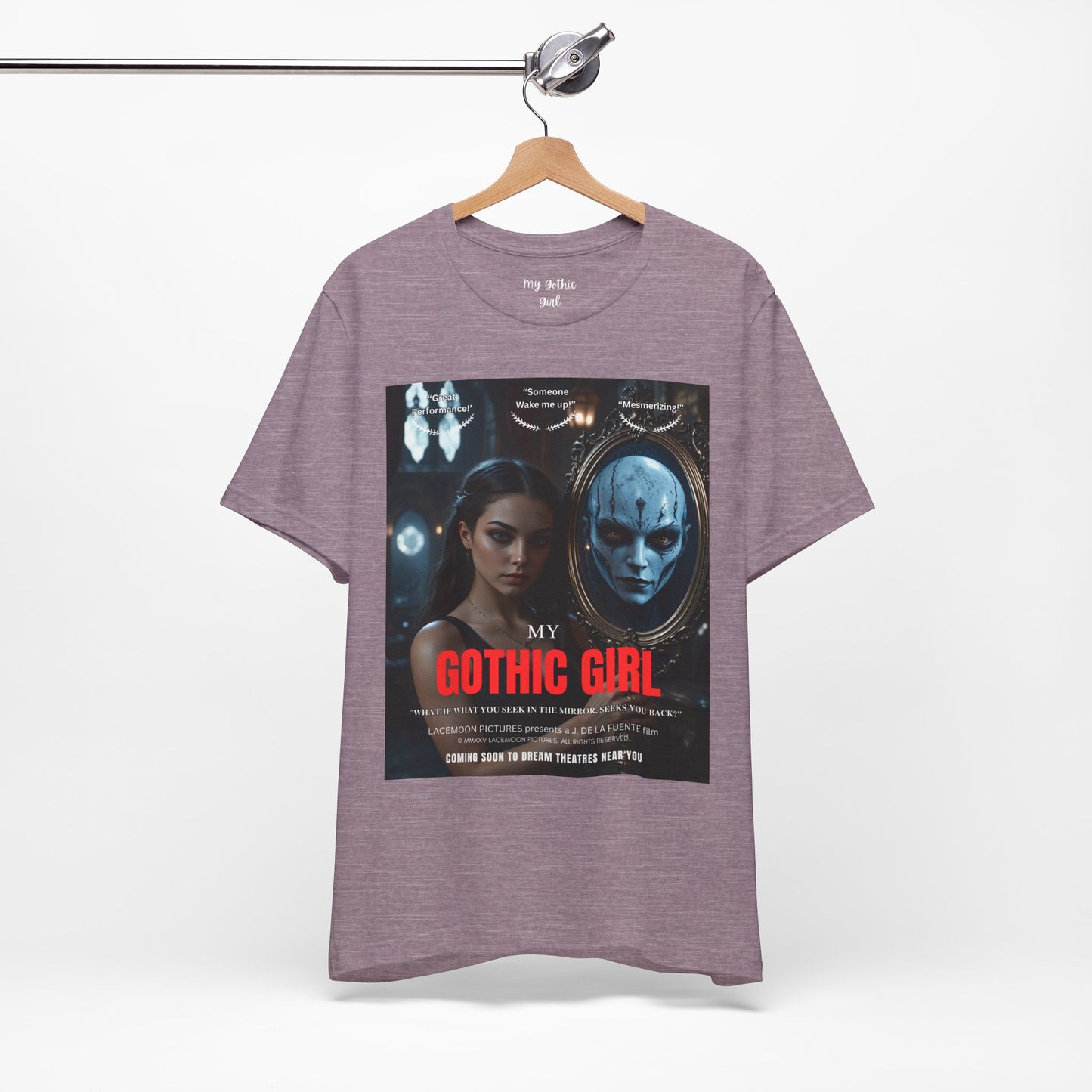 My Gothic Girl T-Shirt "Movie Poster" – Whimsy Goth Streetwear, Dark Poetry Fashion, Alt Aesthetic Apparel