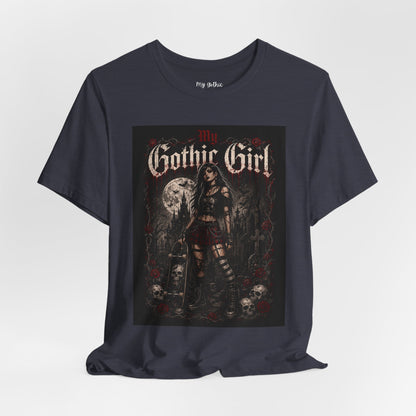 My Gothic Girl - Skater Girl Short Sleeve T Shirt