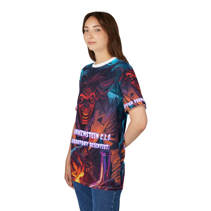 Victor Frankenstein C.L.S. Gothic Graphic T-Shirt – Dark Romance All Over Print Dr. Frankenstein Shirt | My Gothic Girl
