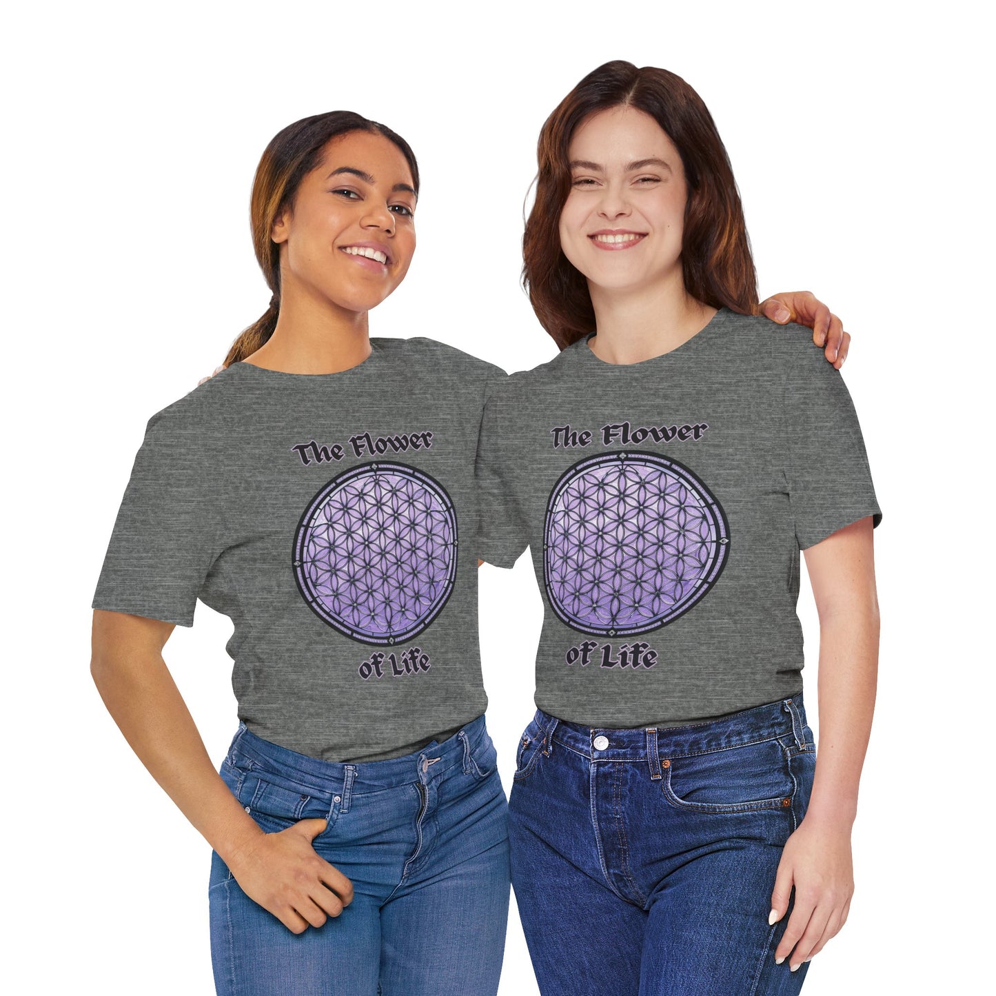 "The Flower of Life"  Gothic Graphic T-Shirt – Alt Aesthetic Poetic Goth Street-wear